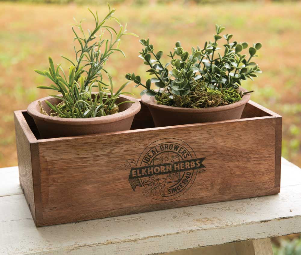 Garden Planter, Wooden Herb Box, Herb Garden, Outdoor Planter, Winter  Planter -  Norway