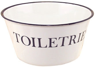 ENAMELWARE TOILETRIES BOWL - Avenue of Oaks Decor