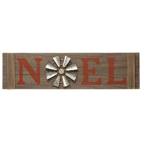 NOEL WINDWILL CHRISTMAS SIGN - Avenue of Oaks Decor
