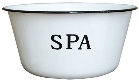 ENAMELWARE SPA BOWL - Avenue of Oaks Decor