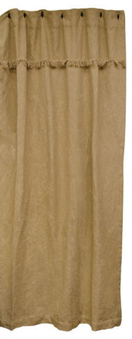 BURLAP FARMHOUSE SHOWER CURTAIN - Avenue of Oaks Decor