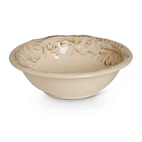 The GG Collection Gracious Goods 8"D Acanthus Leaf Salad Bowls, Set Of 4 - Avenue of Oaks Decor