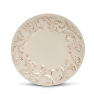 The GG Collection Gracious Goods 11"D Acanthus Leaf Dinner Plate, Set of 4 - Avenue of Oaks Decor
