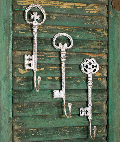 Set of Three Oversize Key Hooks - Avenue of Oaks Decor