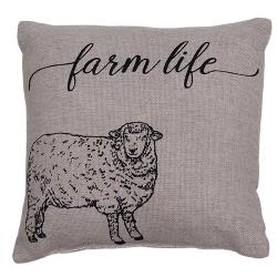 FARM LIFE PILLOW, 10" - Avenue of Oaks Decor