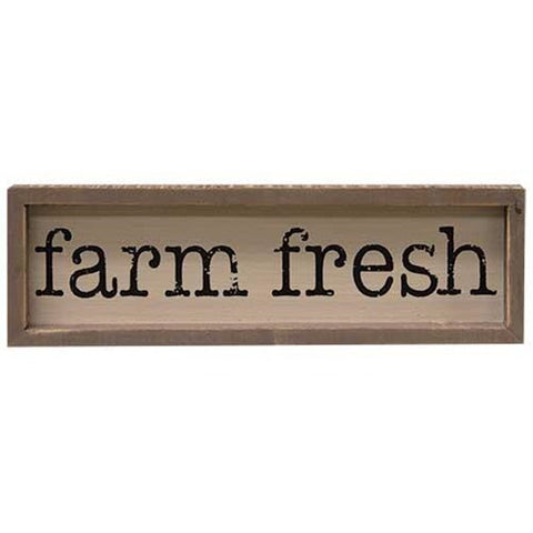 Farm Fresh Wooden Sign - Avenue of Oaks Decor