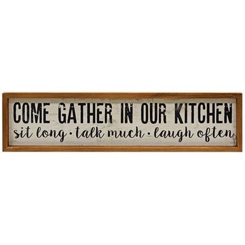 GATHER IN OUR KITCHEN SIGN - Avenue of Oaks Decor
