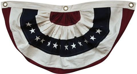 NATURAL AMERICAN FLAG BUNTING - Avenue of Oaks Decor