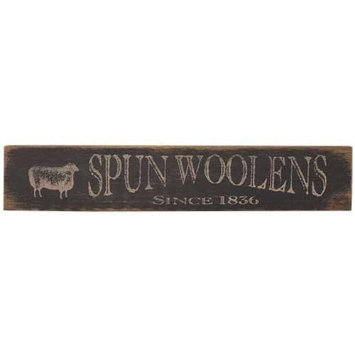 FARM SHEEP SPUN WOOL SIGN