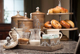 The GG Collection Gracious Goods Wood And Metal Medium Canister Heritage Collection - Avenue of Oaks Decor