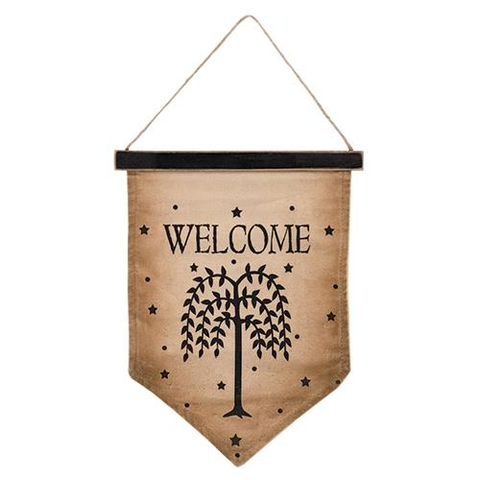 WILLOW WELCOME FLAG - Avenue of Oaks Decor