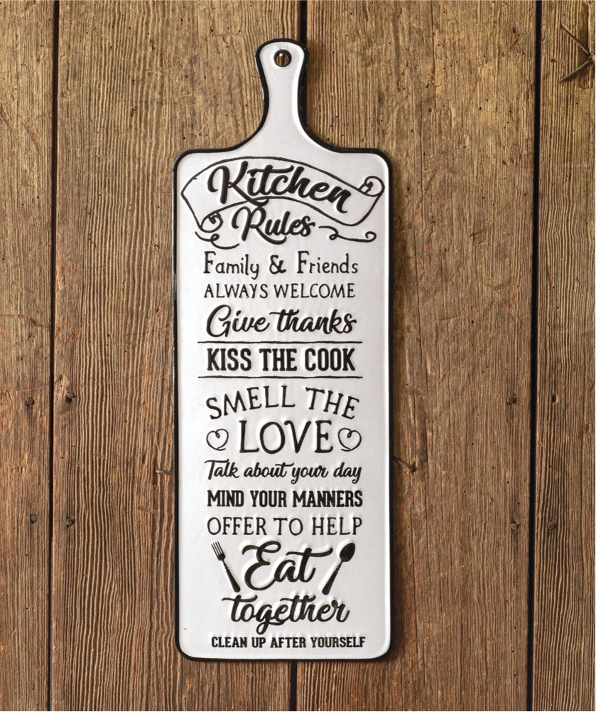 Kitchen Rules Sign