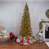 Natural Cut Narrow Jackson Pine Artificial Christmas Tree - Avenue of Oaks Decor
