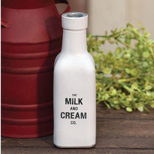 MILK AND CREAM CO. GLASS BOTTLE - Avenue of Oaks Decor